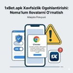 1xbet apk ilovasini yuklab olish va o'rnatishga android uchun ruxsat berish