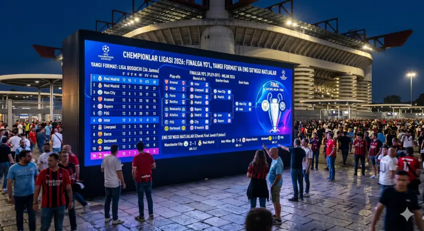 Futbolning chempionlar ligasi 2026 jadvali