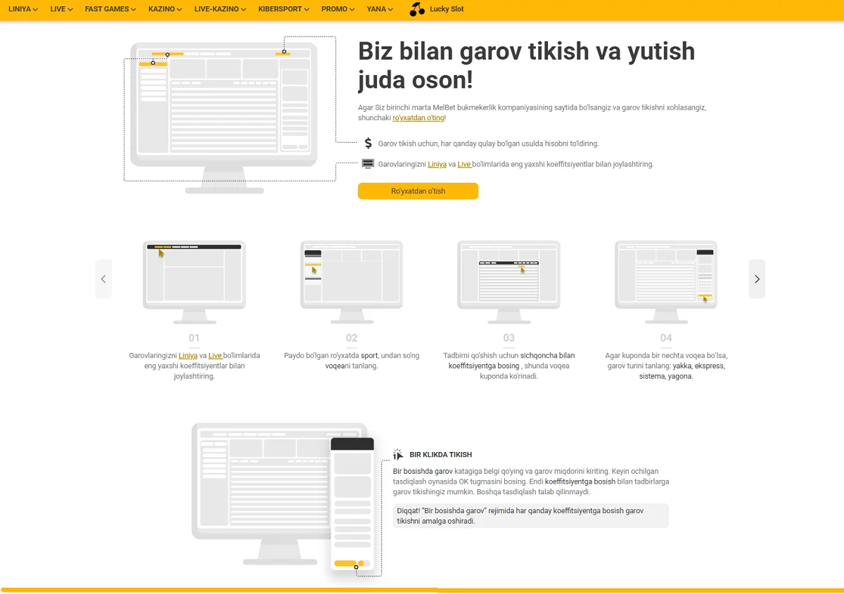 melbet pul tikish haqida